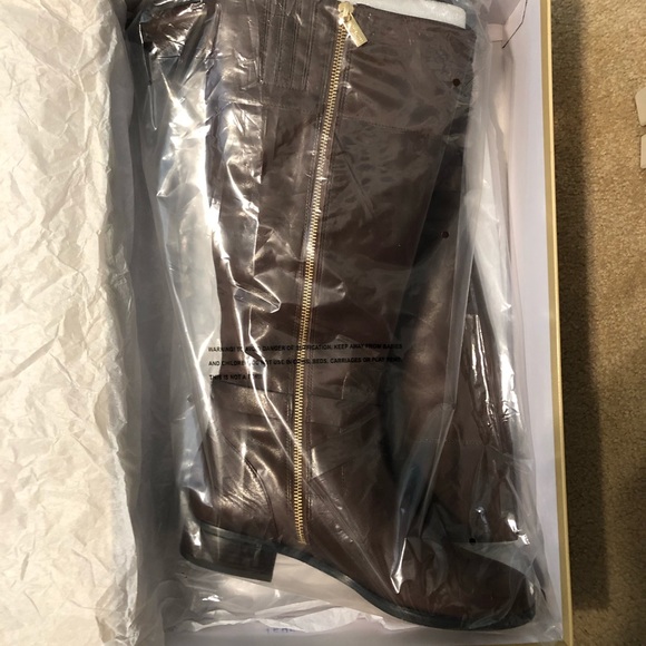 Brown Leather Riding Boots - Picture 2 of 3